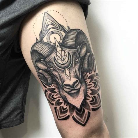 ram tattoo|78 Best Ram Tattoos for Men and Women!